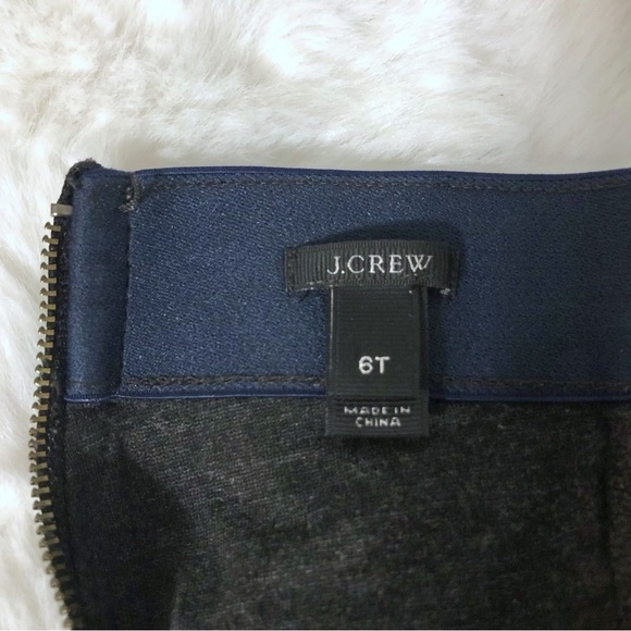 J. Crew Pixie High-Waist Pant in Stretch Ponte Charcoal Size 6 - Picture 7 of 9